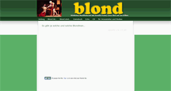 Desktop Screenshot of blond-show.de